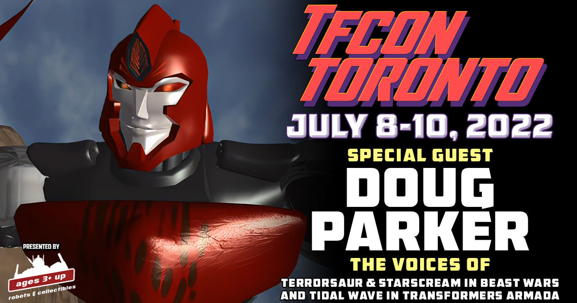 Transformers voice actor Doug Parker to attend TFcon Toronto 2022