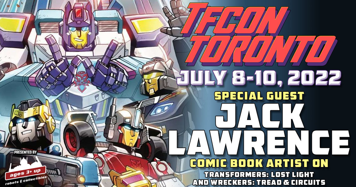 Transformers artist Jack Lawrence to attend TFcon Toronto 2022