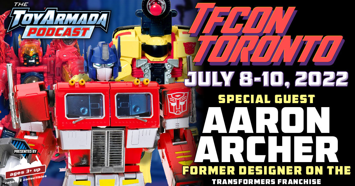 Transformers Designer Aaron Archer to attend TFcon Toronto 2022