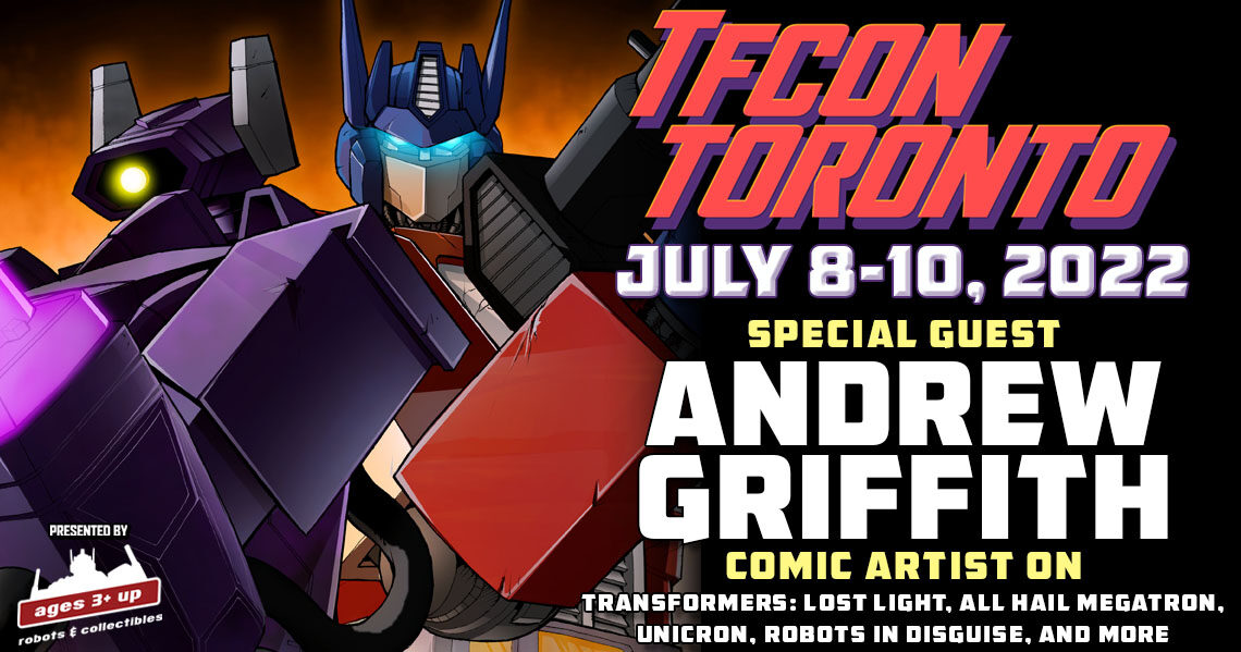 Transformers artist Andrew Griffith to attend TFcon Toronto 2022