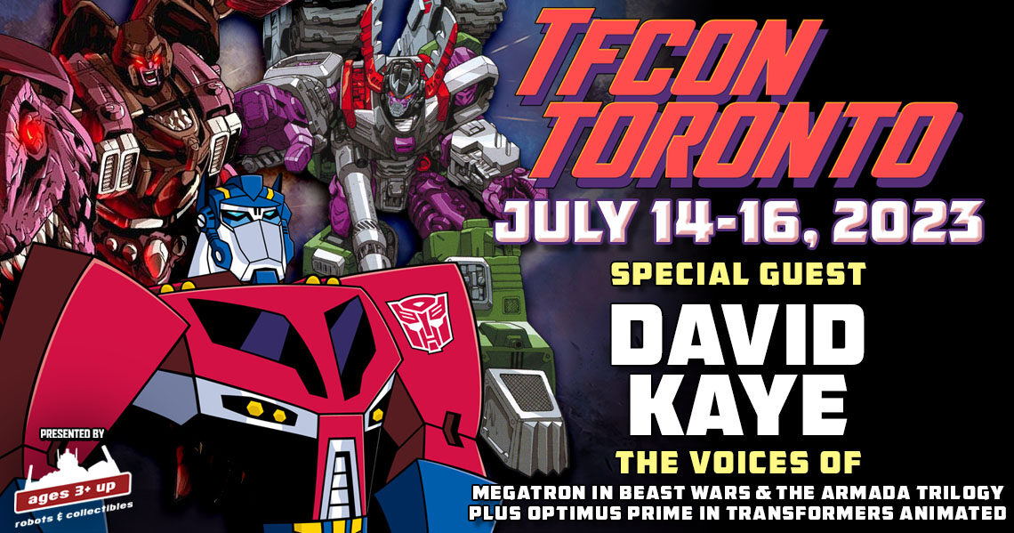 Transformers voice actor David Kaye to attend TFcon Toronto 2023