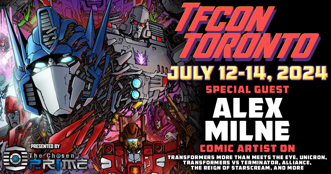 Transformers artist Alex Milne to attend TFcon Toronto 2024