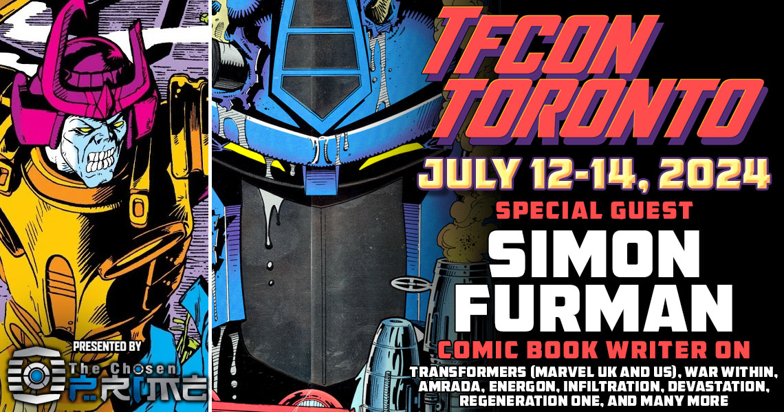 Transformers writer Simon Furman to attend TFcon Toronto 2024