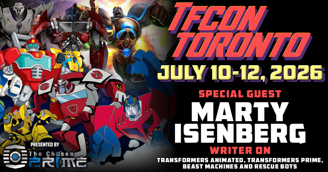 Transformers writer Marty Isenberg to attend TFcon Toronto 2026